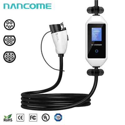Chargeur EV portable avec écran LCD